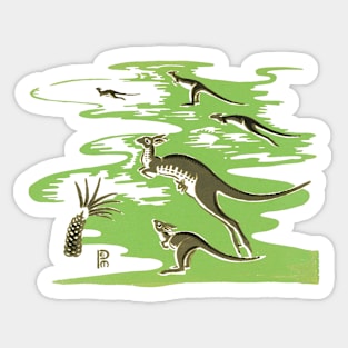 Kangaroos Sticker